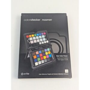 X Rite ColorChecker Passport Photo Camera Calibration Target Software